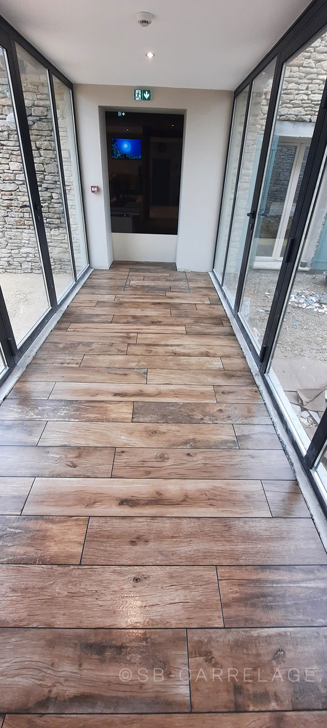 SB CARRELAGE intérieur imitation bois sol