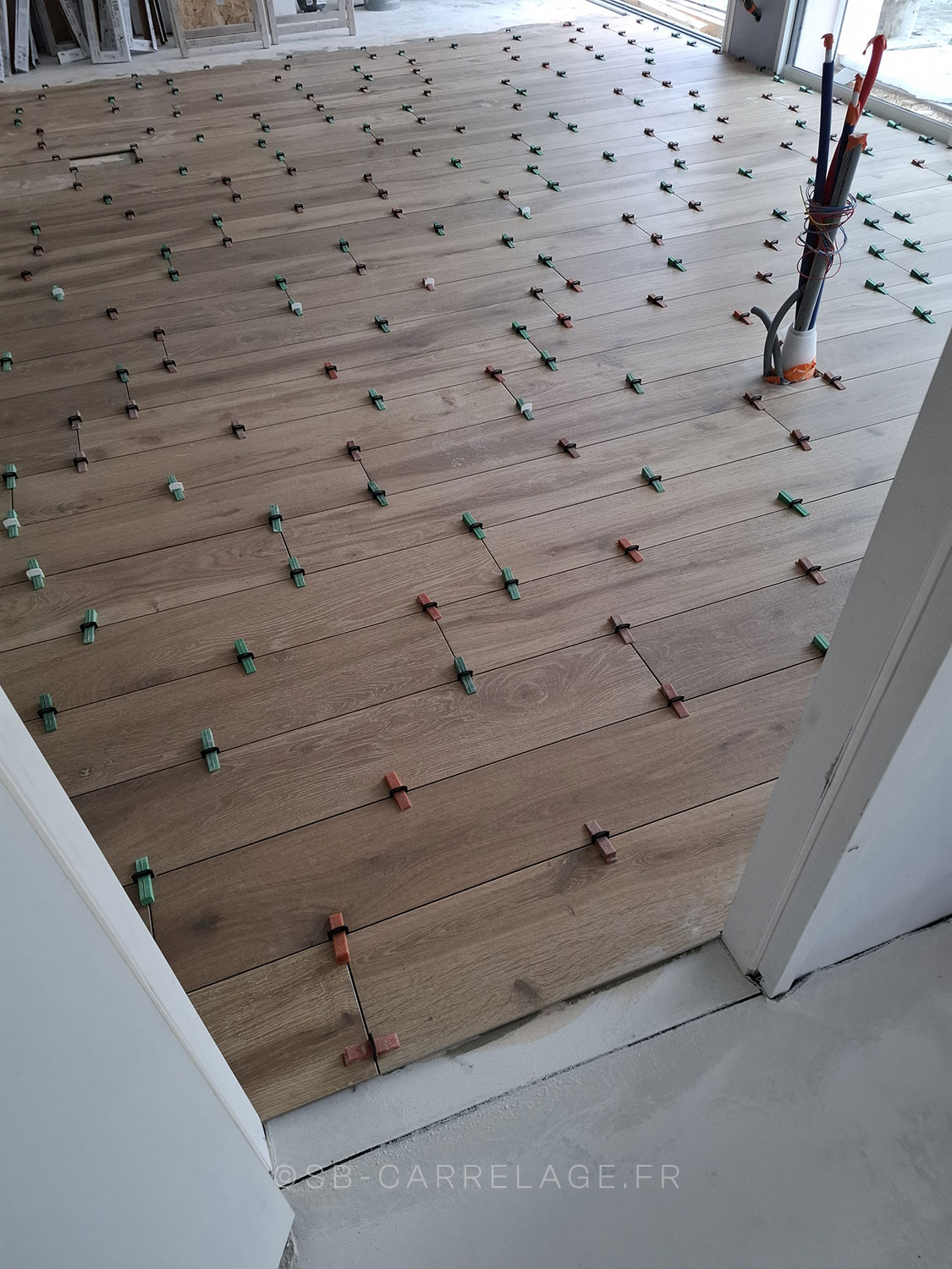 SB CARRELAGE intérieur imitation bois