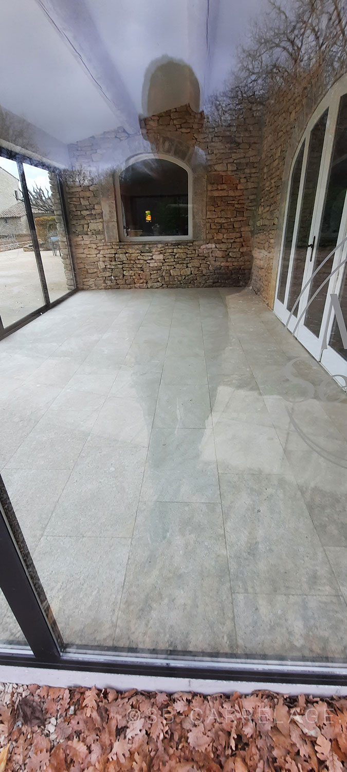 SB CARRELAGE intérieur verranda