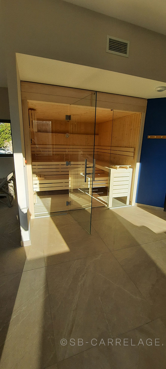SB CARRELAGE spécial sol sauna